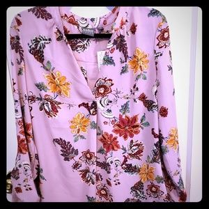 NWT NY&Co Floral blouse